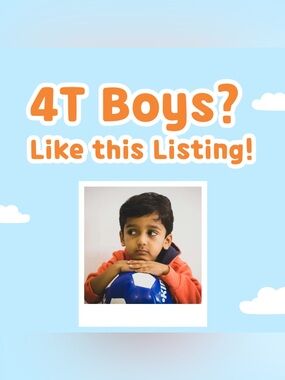 4T Boys— Like this listing to see more of this size!